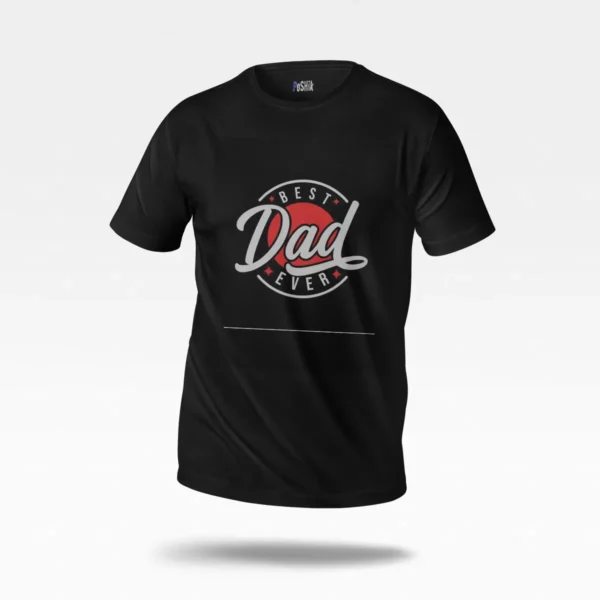 تیشرت روز پدر نوشته بهترین پدر تاریخ (Best Dad Ever) کد po2567