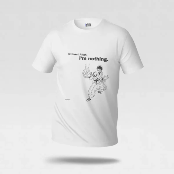 تیشرت نوشته Without Allah, I’m Nothing کد po2625