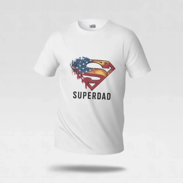 تیشرت سوپردد طرح لوگوی سوپرمن (Superdad) کد po2646