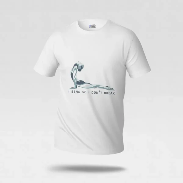 تیشرت یوگا طرح I Bend So I Don’t Break کد po2648