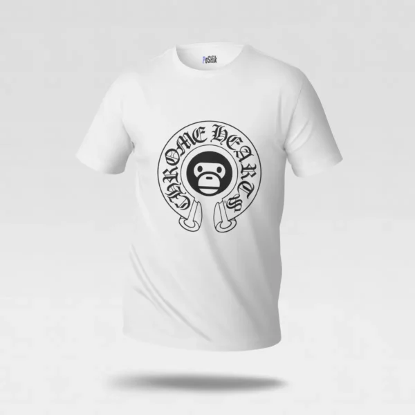 تیشرت کروم هارتس طرح لوگوی میمون (Chrome Hearts) کد po2693