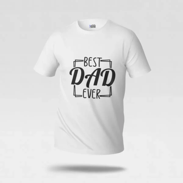 تیشرت پدر طرح Best Dad Ever کد po2790