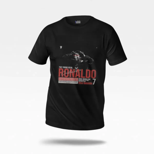 تیشرت کریستیانو رونالدو طرح اسطوره فوتبال (Ronaldo) کد po2823