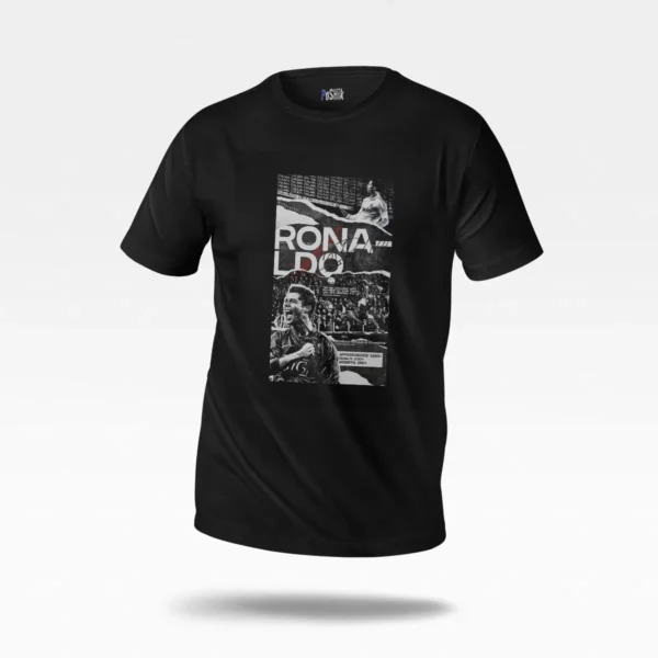 تیشرت رونالدینیو طرح اسطوره فوتبال برزیل (Ronaldinho) کد po2828