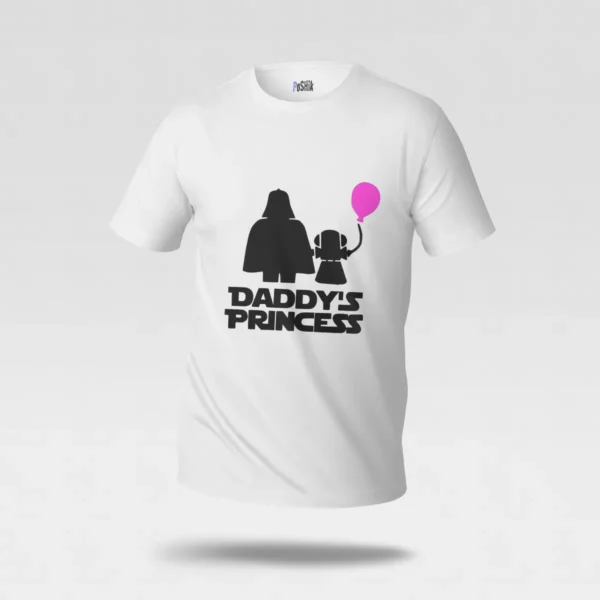 تیشرت پدر طرح Daddy’s Princess کد po2838