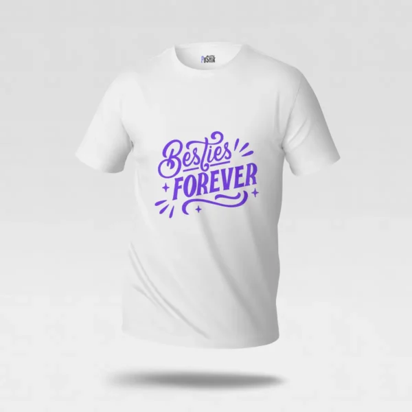 تیشرت بهترین دوست طرح Besties Forever کد po2851