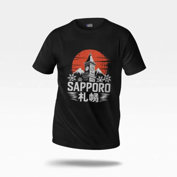 تیشرت طرح شهر ساپورو ژاپن (Sapporo) کد po2916