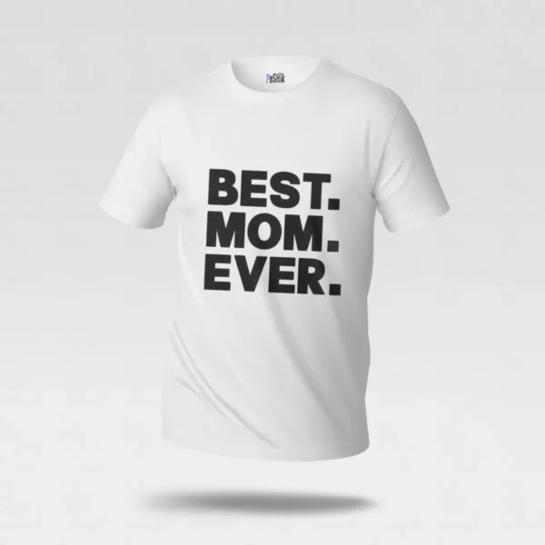 تیشرت مادر طرح تایپوگرافی Best Mom Ever کد po2929