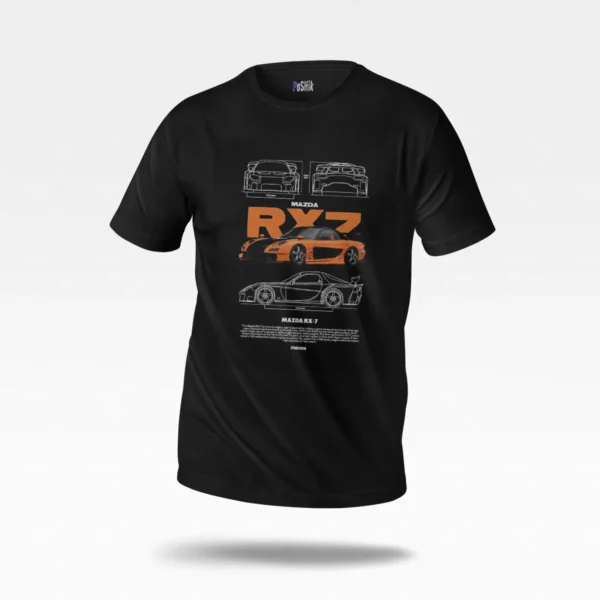 تیشرت مزدا طرح RX7 کد po2978