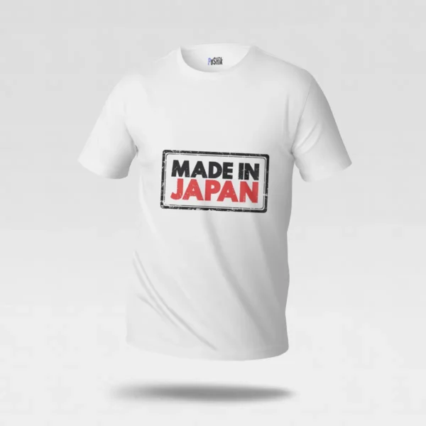 تیشرت ژاپن طرح تایپوگرافی Made in Japan کد po3030