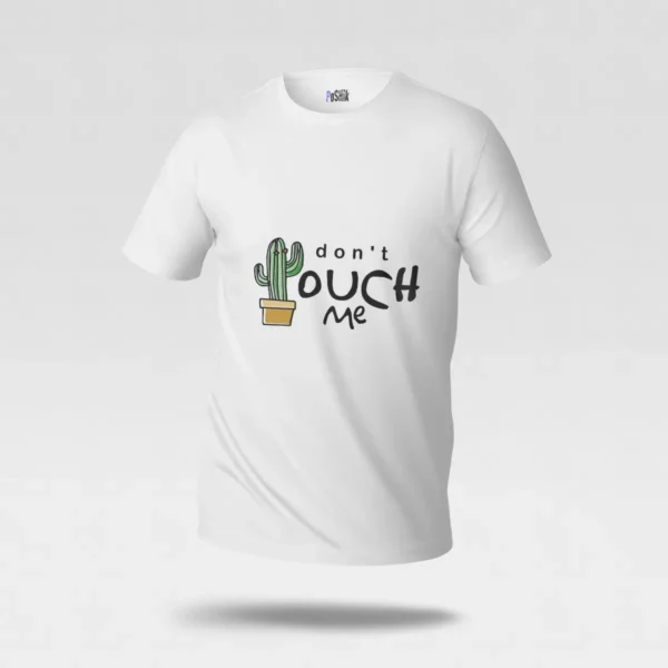 تیشرت کاکتوس طرح Don’t Touch Me کد po3035