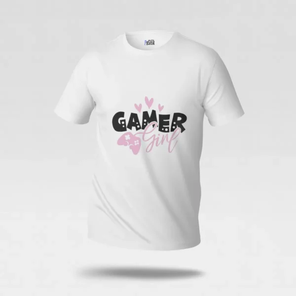 تیشرت گیمر دختر طرح Gamer Girl کد po3087