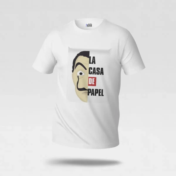 تیشرت خانه کاغذی طرح پروفسور (La Casa de Papel) کد po3122