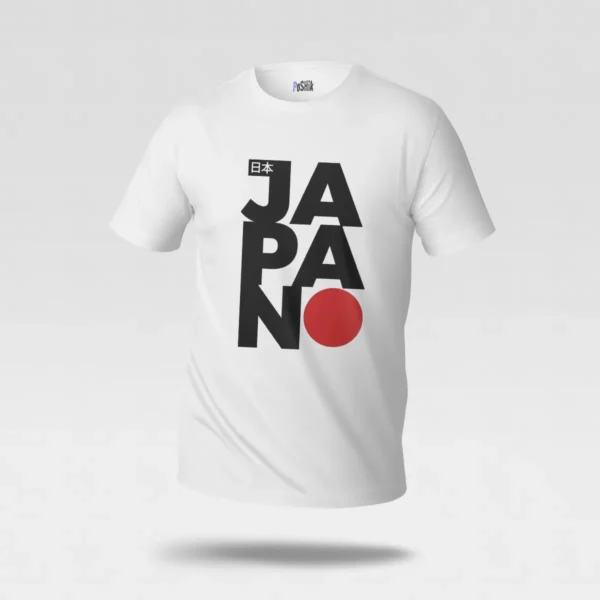 تیشرت ژاپن طرح تایپوگرافی مینیمال JAPAN کد po3208