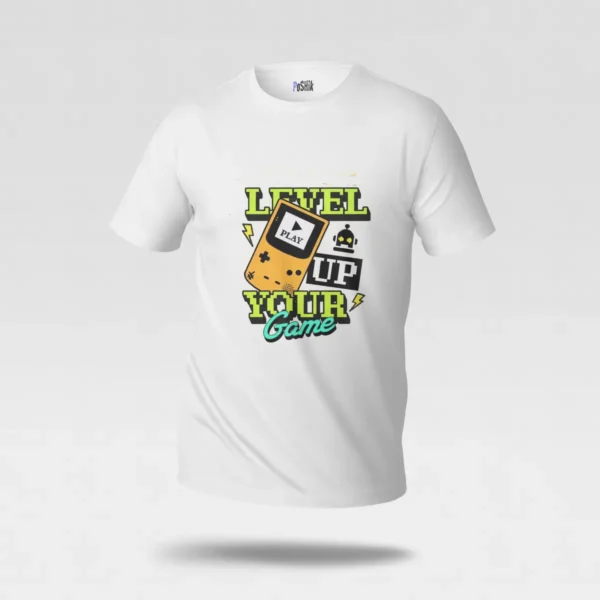 تیشرت گیمینگ طرح Level Up Your Game کد po3229