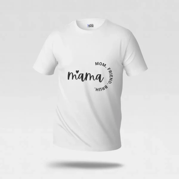 تیشرت مادر طرح Mom Friend Bruh کد po3290