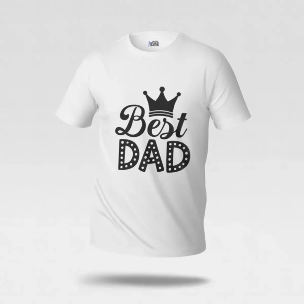 تیشرت پدر طرح Best Dad کد po3319
