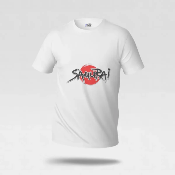 تیشرت سامورایی طرح تایپوگرافی ژاپنی (Samurai) کد po3371