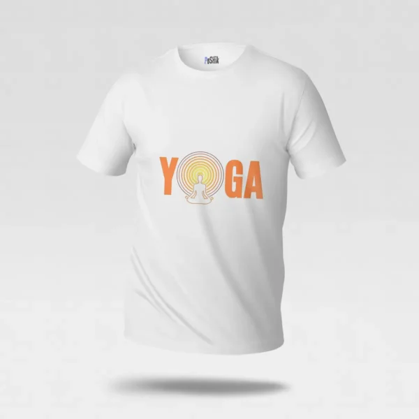 تیشرت یوگا طرح مدیتیشن مینیمال (Yoga) کد po3391