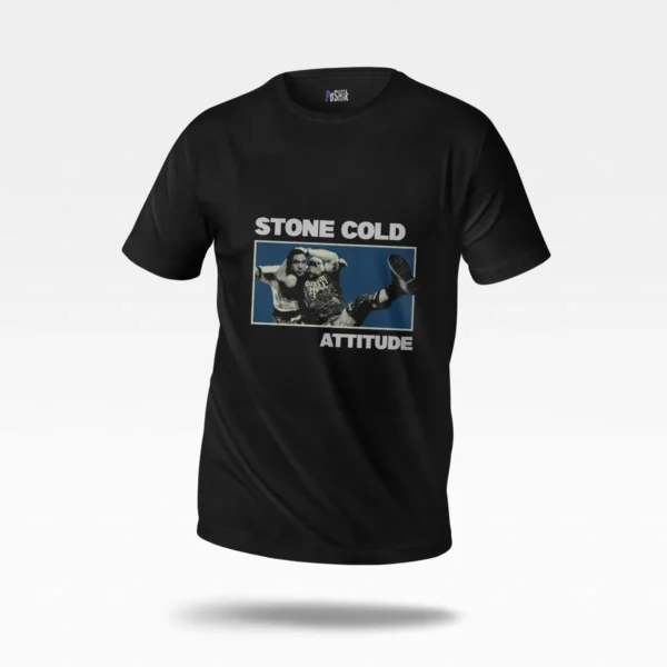 تیشرت کشتی کج طرح Stone Cold Attitude کد po3404