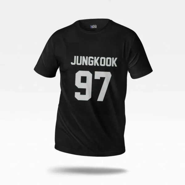 تیشرت جونگ‌کوک طرح شماره ۹۷ (Jungkook 97) کد po3419