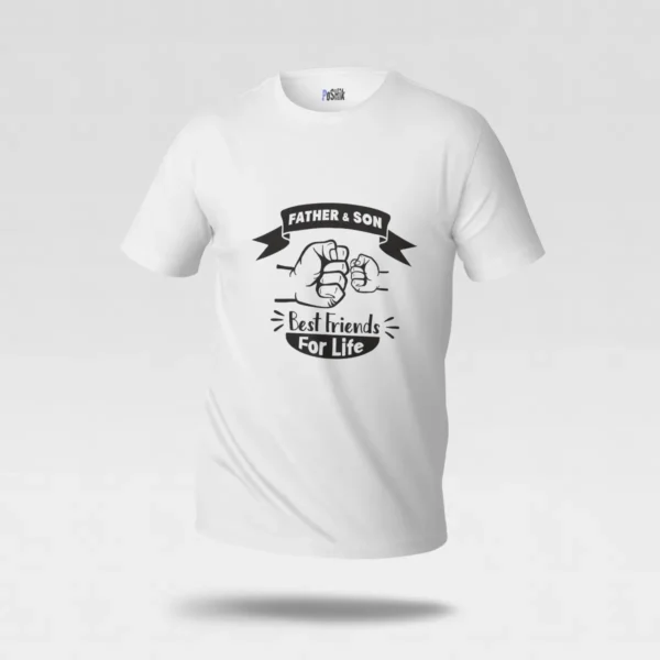 تیشرت پدر و پسر طرح Best Friends For Life کد po3490