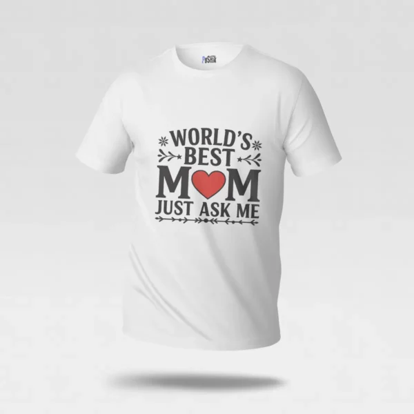 تیشرت مادر طرح World’s Best Mom کد po3519