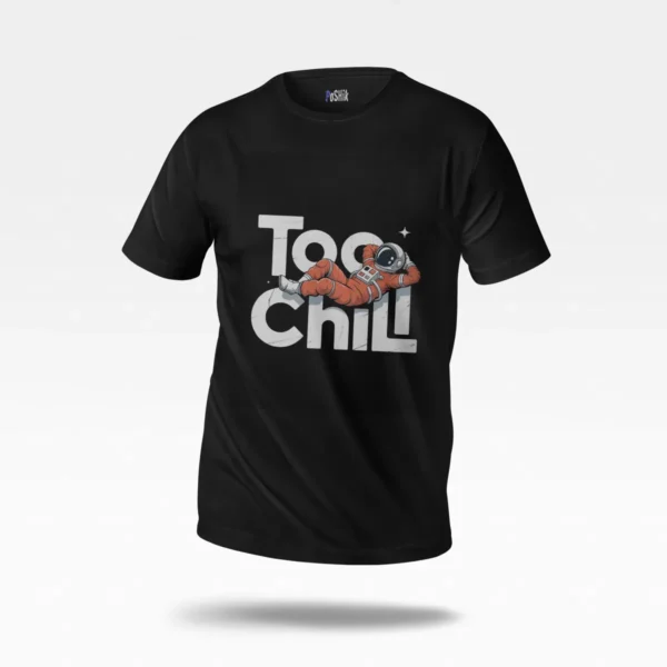 تیشرت گربه کارتونی طرح Too Chill کد po3569