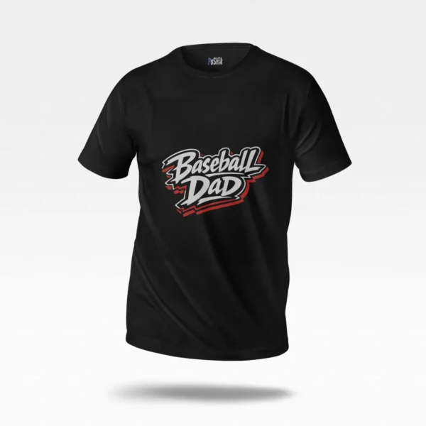 تیشرت پدر بیسبالی طرح Baseball Dad کد po3639