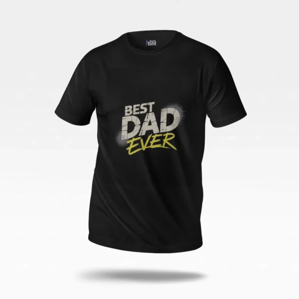 تیشرت روز پدر طرح Best Dad Ever کد po3709
