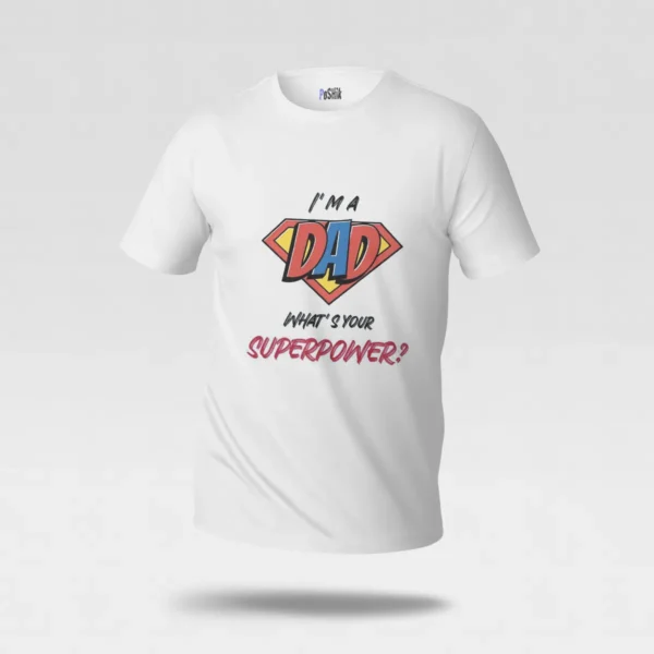 تیشرت پدر طرح What’s Your Superpower کد po3800