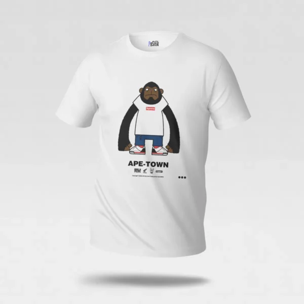 تیشرت بیپ طرح Ape Town استریت‌ویر (BAPE) کد po3892