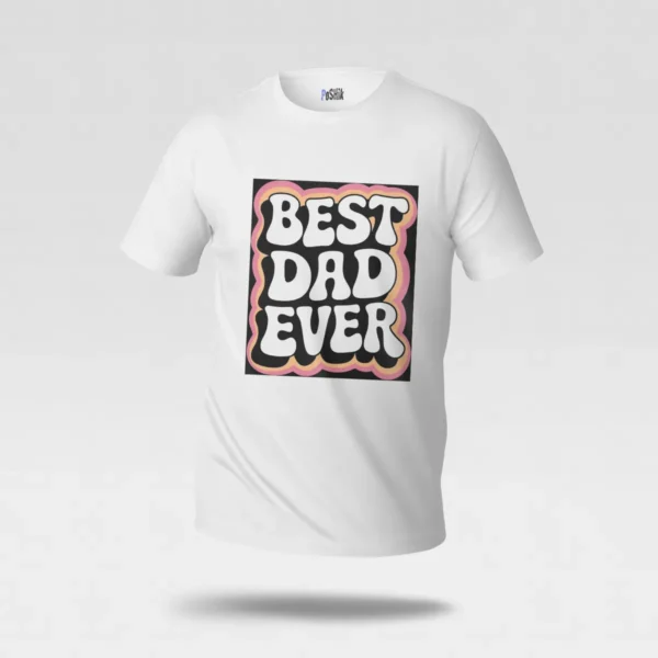 تیشرت پدر طرح Best Dad Ever کد po3899