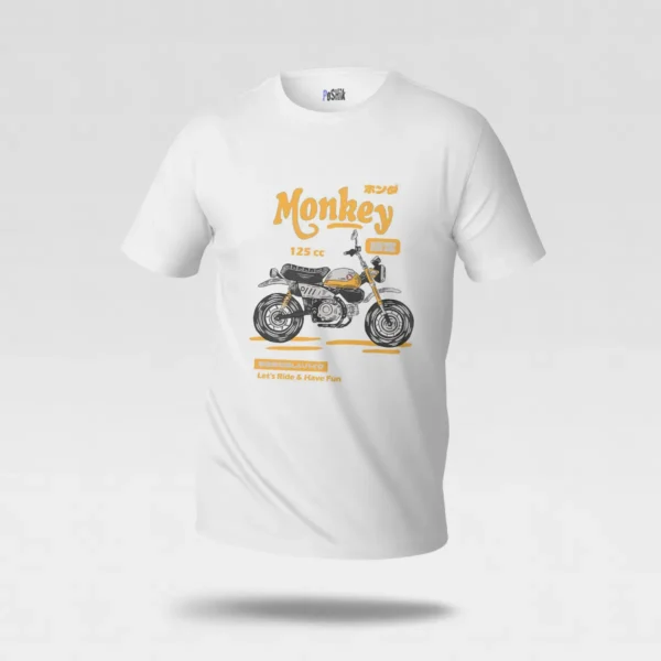 تیشرت موتور هوندا مانکی 125 (Honda Monkey 125) کد po3900