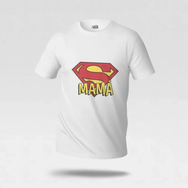 تیشرت مادر طرح لوگوی سوپرمن Mama کد po3961