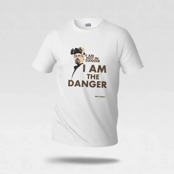 تیشرت بریکینگ بد طرح والتر وایت I Am The Danger کد po3983