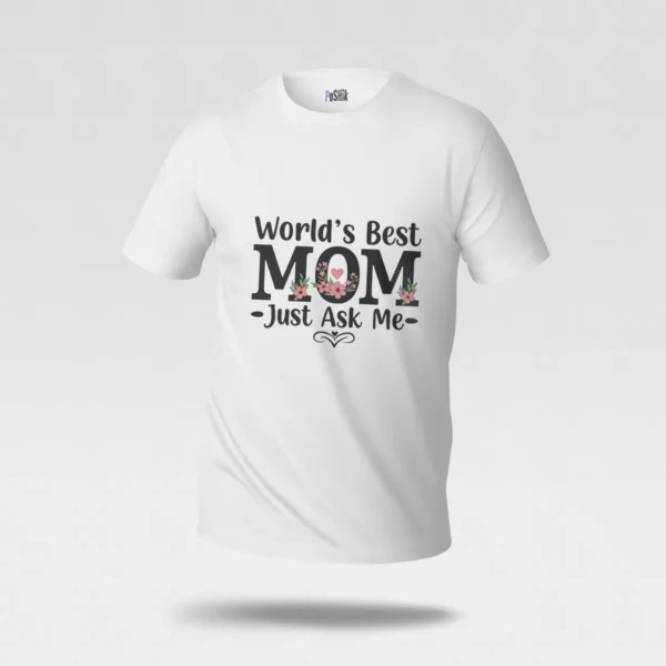 تیشرت مادر طرح World’s Best Mom کد po3992