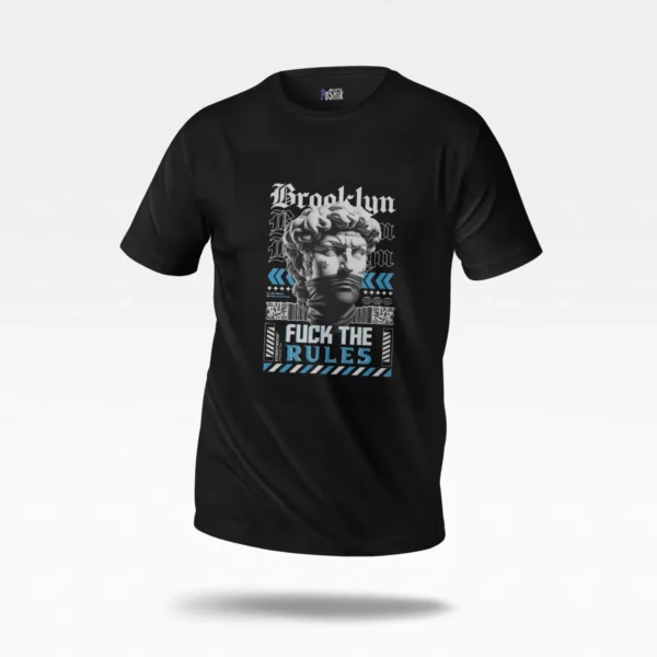 تیشرت تایپوگرافی بروکلین طرح استریت‌ویر کد po4028