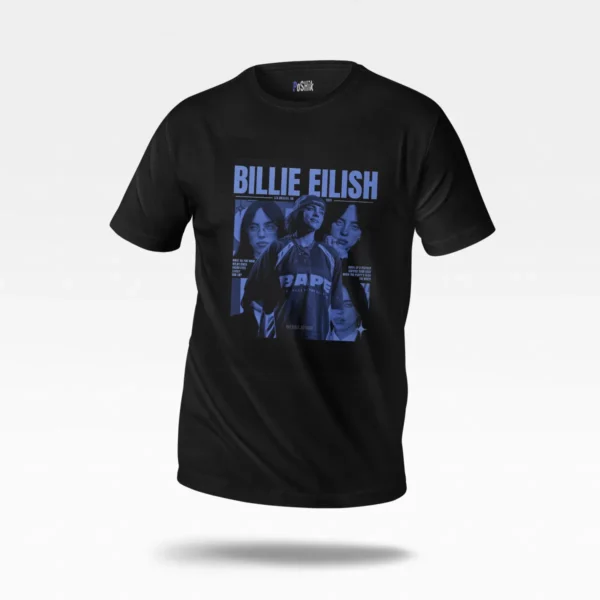 تیشرت بیلی آیلیش طرح پوستر موسیقی (Billie Eilish) کد po4084