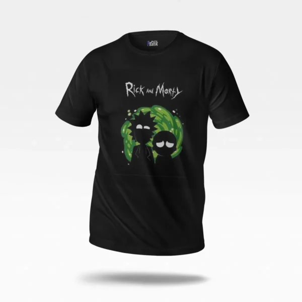 تیشرت ریک و مورتی طرح پورتال فضایی (Rick and Morty) کد po4115