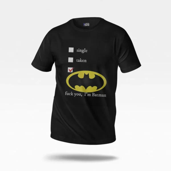 تیشرت بتمن طرح چک‌لیست (Batman) کد po4164