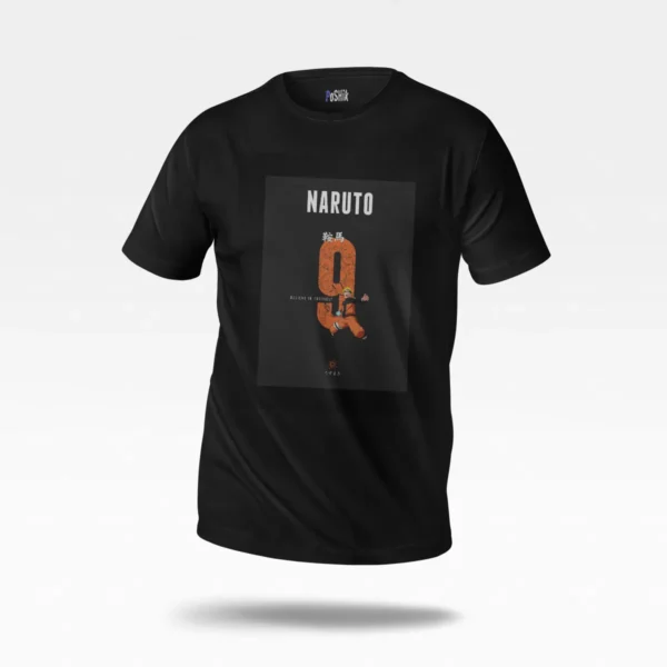 تیشرت انیمه ناروتو طرح باور به خود کد po4193