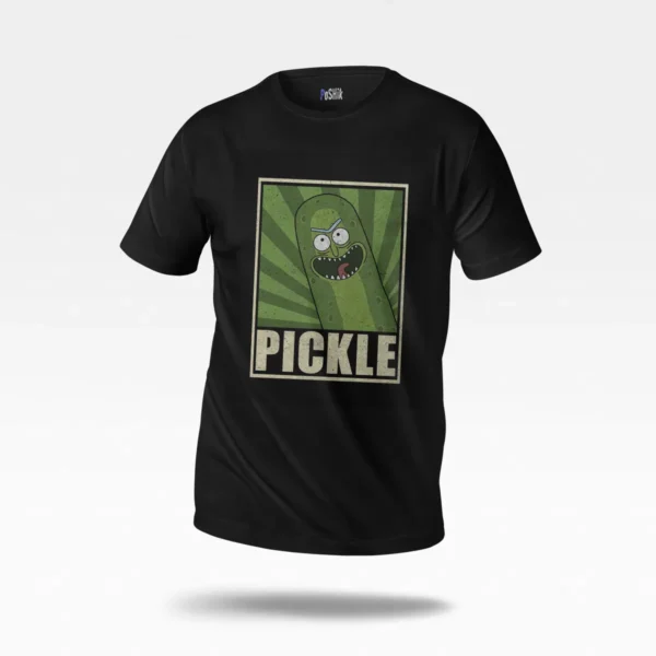 تیشرت ریک و مورتی طرح پیکل ریک (Pickle Rick) کد po4281