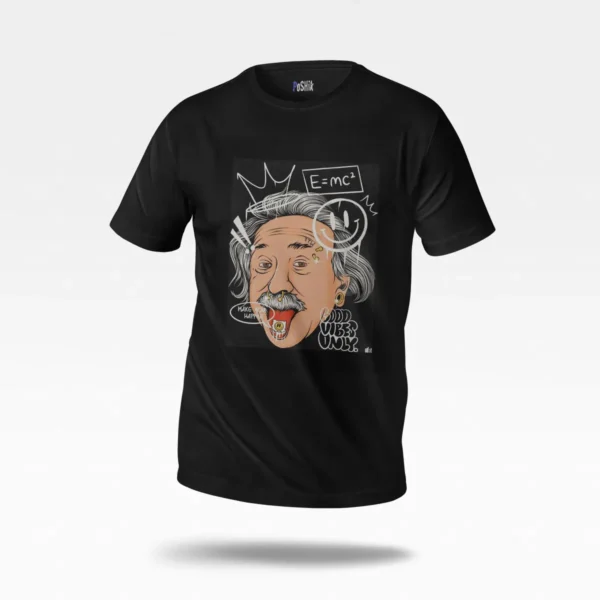 تیشرت آلبرت اینشتین طرح حال خوب (Albert Einstein) کد po4336