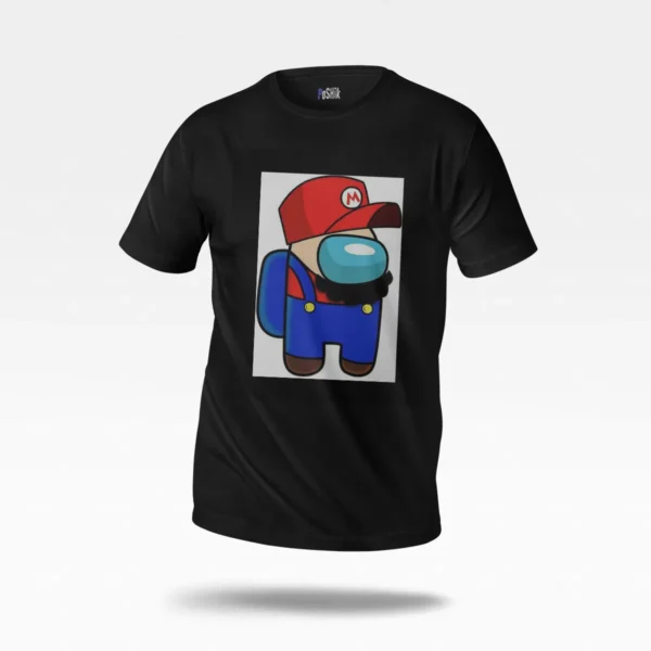 تیشرت سوپر ماریو طرح Among Us (Super Mario) کد po4369