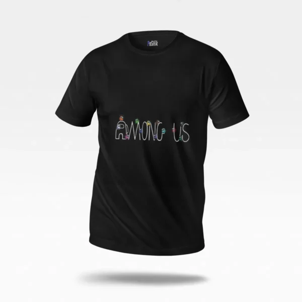 تیشرت بازی Among Us طرح تایپوگرافی شخصیت‌ها کد po4482