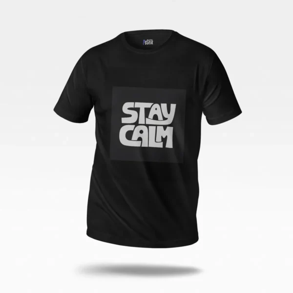 تیشرت تایپوگرافی Stay Calm کد po4627