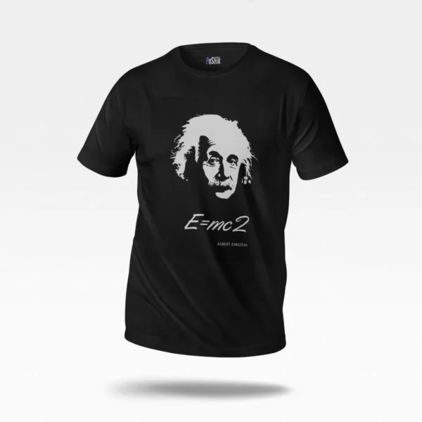 تیشرت آلبرت اینشتین طرح E=mc² کد po4666