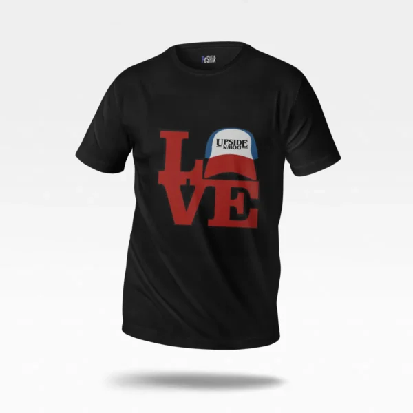 تیشرت تایپوگرافی Love وارونه کد po4706