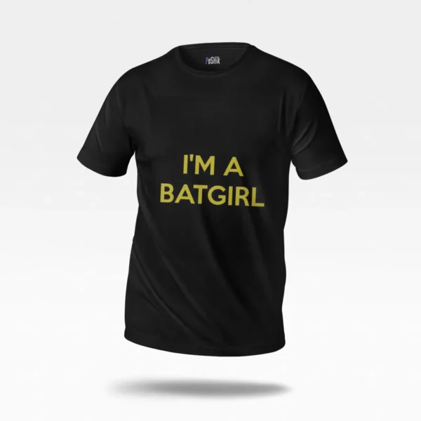 تیشرت بت‌گرل طرح تایپوگرافی (Batgirl) کد po4787